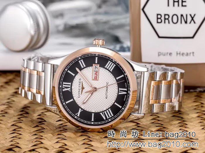 LONGINES浪琴 經典大三針 全自動機械 精品男士腕表 WSS2298
